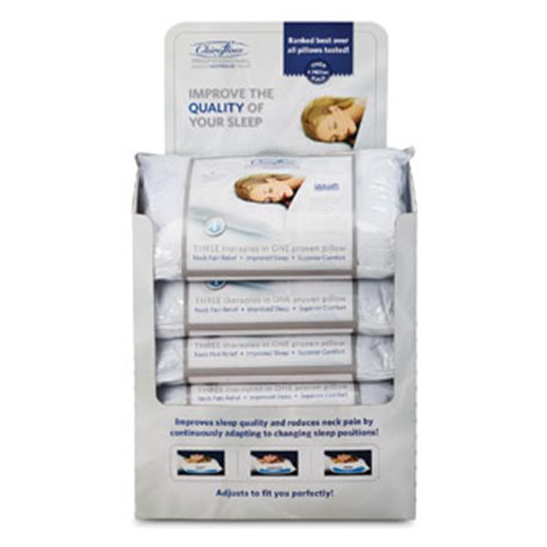 MediFlow  Pillow Positioning Chiroflow Rectangle Spinal/Cervical White 7/Ca (1115-07)