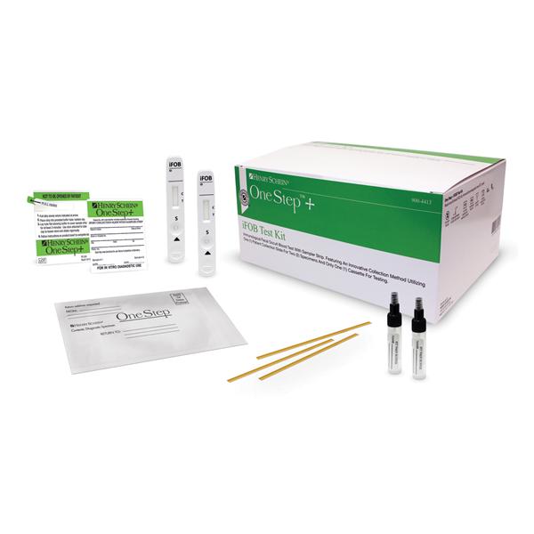 Henry Schein  Henry Schein OneStep+ iFOB: FOB Tst Kt CLIA Wvd W/ Mlr 25ct 25/Bx