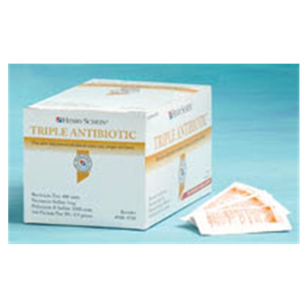 Henry Schein  HSI 3Antbtc Bac/Nmycn/Plmxn B Ointment .9gm Fl Pkt 144/Bx, 12 BX/CA (300335100005)