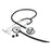 Henry Schein  Stethoscope Clinician Proscope Essentials/HSI Black 22" 2-Head Ea, 50 EA/CA (670BKHS)