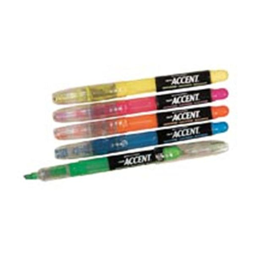 Sanford Ink oration Sharpie Liquid Accent Pen-Style Highlighters Assorted 5/Box 5/Pk