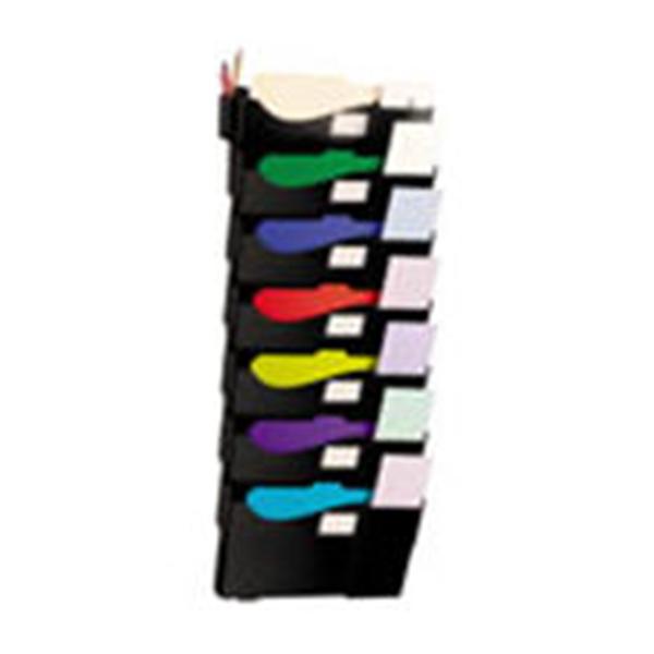 Office Depot Business Services Office Depot Brand Wall 7 Pockets Letter Size/Legal Size Black Ea