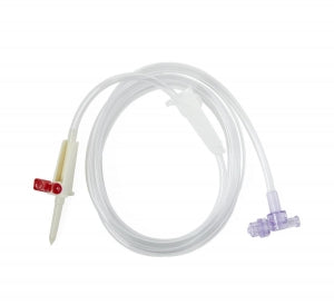 Namic Torque Devices - 72" (182.88cm) Fluid Delivery Set with Vented Spike Head, Dual Back Check Valve Connection - H965905000701