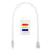 Namic Pressure Monitoring Male-to-Female Tubing - Adult Pressure Monitoring Tubing with Fixed Male to Female Luer Lock, 24" L - H965907012421
