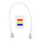 Namic Pressure Monitoring Male-to-Male Tubing - Adult Pressure Monitoring Tubing with Fixed Male to Male Luer Lock, 60" L - H965907026021