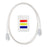 Namic Male to Male Pressure-Monitor Tubing - Adult Pressure Monitoring Tubing with Fixed Male to Male Luer Lock, 36" L - H965907124821