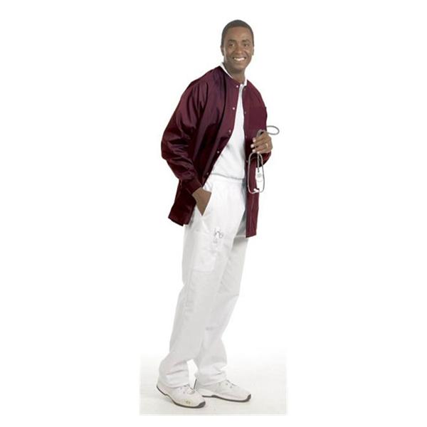 Fashion Seal Jacket Warm-Up 65% Polyester / 35% Cotton Unisex Burg XL 2Pckt Ea