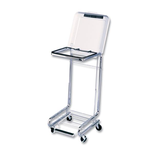 Brewer Company Hamper Laundry Steel Square 37-3/4x18-5/8x19-1/2" Silver Ea