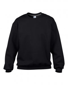 Gildan Activewear Unisex Crew Neck Sweatshirts - Unisex Crew Neck Sweatshirt, Black, Size XL - 92000-BLK-XL
