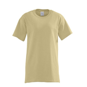 Gildan Activewear Short Sleeve T-Shirts - Unisex 100% Cotton Short Sleeve T-Shirt, Tan, Size S - 925TANS