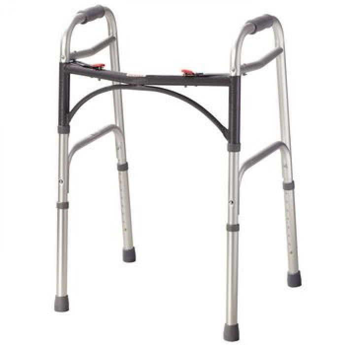 Patterson Medical Drive Economy Two-Button Folding Walker