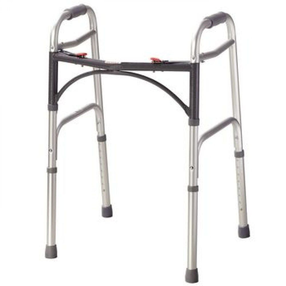 Patterson Medical Drive Economy Two-Button Folding Walker