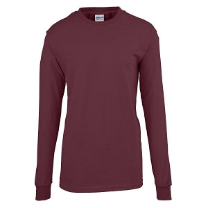 Gildan Activewear Long Sleeve T-Shirts - Unisex Long-Sleeve T-Shirt, 100% Cotton, Maroon, Size S - 926MARS