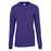 Gildan Activewear Long Sleeve T-Shirts - Unisex Long-Sleeve T-Shirt, 100% Cotton, Purple, Size L - 926PURL