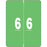 Kardex Compatible Color-Code Label Numeric Compatible Series 1 1/2" X 2" 500/Roll