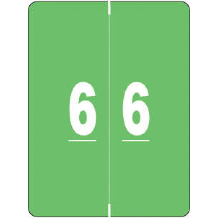 Kardex Compatible Color-Code Label Numeric Compatible Series 1 1/2" X 2" 500/Roll
