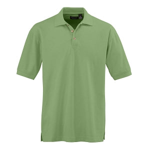 Ultraclub Men's Whisper Pique Polo - Men's Whisper Pique Polo Shirt, 60% Cotton/40% Polyester, Apple Green, Size L - 8540APLL