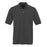 Ultraclub Men's Whisper Pique Polo - Men's Whisper Pique Polo Shirt, 60% Cotton/40% Polyester, Black, Size 4XL - 8540BLK4XL