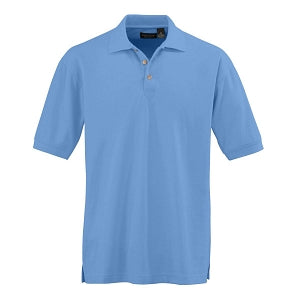Ultraclub Men's Whisper Pique Polo - Men's Whisper Pique Polo Shirt, 60% Cotton/40% Polyester, Cornflower, Size M - 8540CFLM