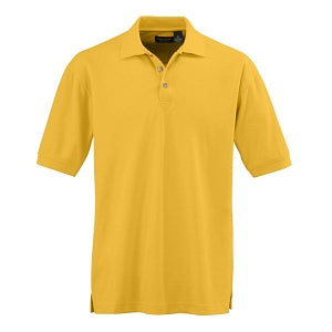 Ultraclub Men's Whisper Pique Polo - Men's Whisper Pique Polo Shirt, 60% Cotton/40% Polyester, Gold, Size 2XL - 8540GLDXXL