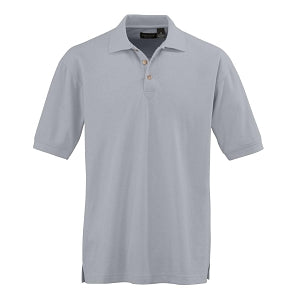 Ultraclub Men's Whisper Pique Polo - Men's Whisper Pique Polo Shirt, 60% Cotton/40% Polyester, Gray, Size 2XL - 8540GRYXXL