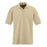 Ultraclub Men's Whisper Pique Polo - Men's Whisper Pique Polo Shirt, 60% Cotton/40% Polyester, Tan, Size L - 8540TANL