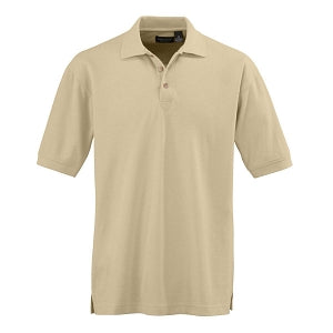 Ultraclub Men's Whisper Pique Polo - Men's Whisper Pique Polo Shirt, 60% Cotton/40% Polyester, Tan, Size 3XL - 8540TANXXXL