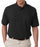 Ultraclub Whisper Pique Polo Shirts with Pocket - DBD-SHIRT, POLO, MENS, POCKET, BLEND, BLACK, S - 8544BLKS