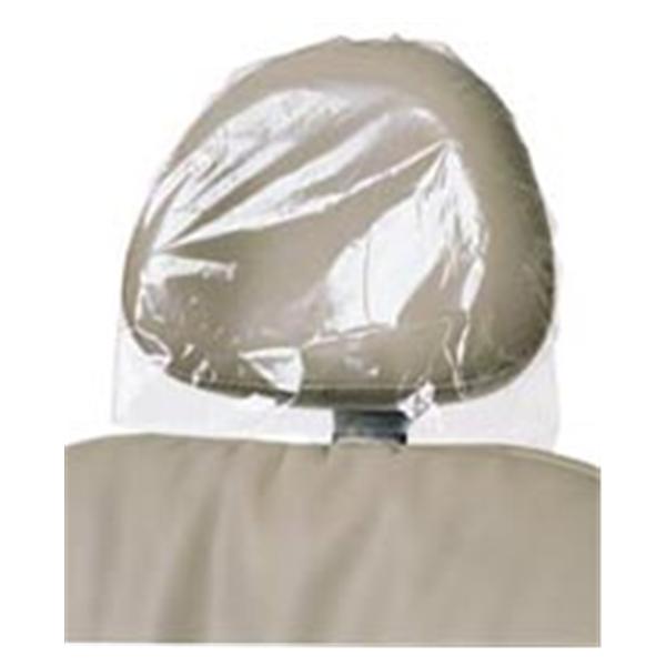 Pinnacle/TotalCare Cover Headrest 14 in x 9.5 in Clear Plastic 250/Bx, 12 BX/CA (3514)
