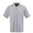 Ultraclub Men's Rib Collar Polo Shirts - Men's Polo Shirt with Rib Collar and Contrast Trim, 60% Cotton/40% Polyester, Gray, Size XL - 8545GRYXL