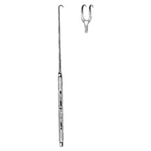 Sklar Instruments Hook Joseph 6-1/4" 5mm Sharp Double Prongs Stainless Steel Ea