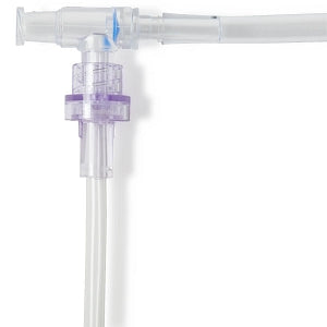 Namic Closed Fluid Systems - Waste Bag with Bifurcated 72" IV Tubing with Filtered Drip Chamber, Drape Clip, Female Luer Lock - H965940009541