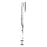 Miltex-Integra Miltex Forcep Tissue Debakey 6" 2.5mm Wd Atrmtc Tp Serrated Strt SS Ea