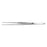 Miltex-Integra Miltex Forcep Tissue Cobaugh Iris Padgett 4" Straight 1x2 Teeth SS Ea
