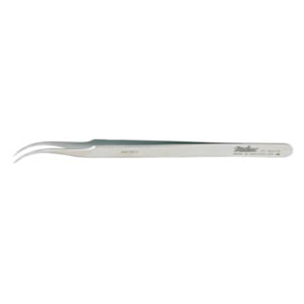 Miltex-Integra Miltex Forcep Micro Sws Jwlrs 4.5 Fn Tp Serr Crv Flt 7/Micr SS/NMgntc ea