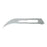 Miltex-Integra Miltex Blade Surgical #12 Carbon Steel Sterile Disposable 100/Bx (4-112)