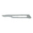 Miltex-Integra Miltex Blade Surgical #15 Carbon Steel Sterile Disposable 100/Bx (4-115)