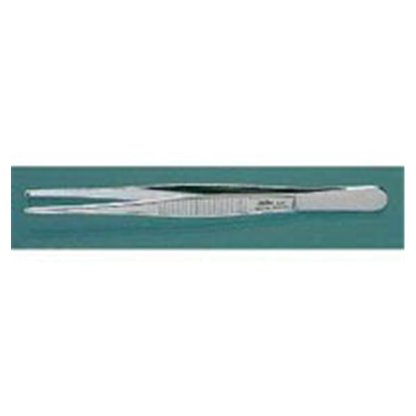 Miltex-Integra Miltex Forcep Tissue 4-1/2" Straight 1x2 Teeth Stainless Steel Ea
