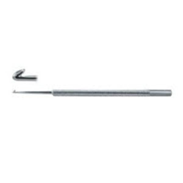 Miltex-Integra Miltex Hook Phlbtm Crcht Phlbctmy 6 8 1.55mm Blnt Rnd Tp 1Prng SS Ea