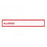 TimeMed a Div of PDC Label Allergy 1" Red/White Ea