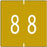 Gbs#8482; Compatible Color-Code Label Gbs#8482; Numeric Compatible Series 1 1/2" X 1 1/2" 500/Roll