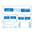 Laminate Shield Laser Wristband 2 Adults Bands, 2 Infant Bands 1 Crib Tag 500 Sheets/Case; 8.5" X 11"