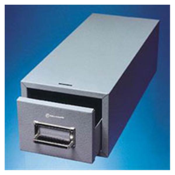 Fisher Scientific  Strg Cabinet f/ Mcrscp Sld/ 100 Sld Hldr Gry 16.25x5.5x5-1/8 Ea