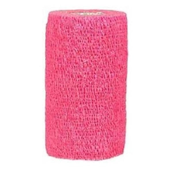 Andover Coated Products Bandage CoFlex 2"x5yd Compression Elastic Neon Pink LF NS 36RL/CS