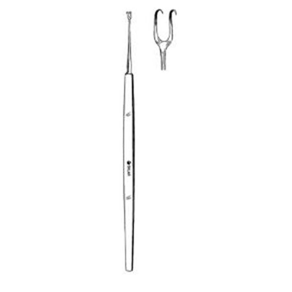 Sklar Instruments Hook Skin Skin Freer 6" 2.5mm Sharp 2Prng Stainless Steel Ea (47-2760)