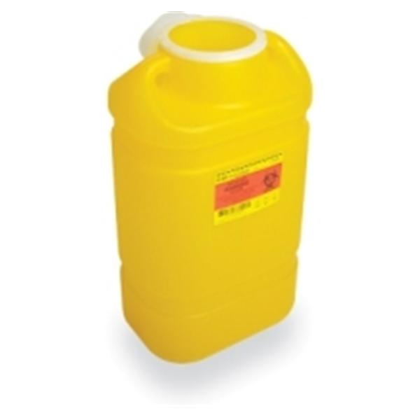Becton-Dickinson Collector Chemotherapy Sharps 5gal One Piece Screw Cap Yellow Ea, 8 EA/CA (305578)