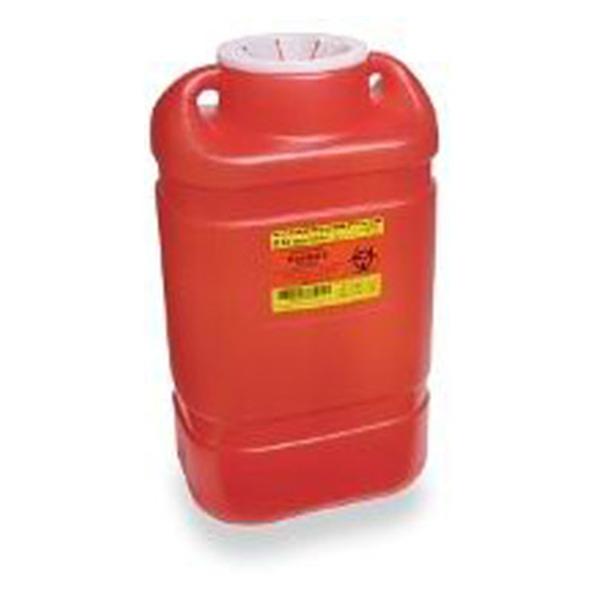 Becton-Dickinson Collector Sharps 5gal One Piece Red/Clear Ea, 8 EA/CA (305491)