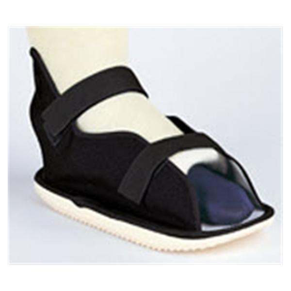 DJO Boot/Sandal Cast Canvas Black Rocker Sole Size Medium/Large Ea