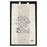 Tidi Products  Bag Bedside BluFlrl 8x3-3/4x12" Non-Flame Retardant/Poly 2000/Ca