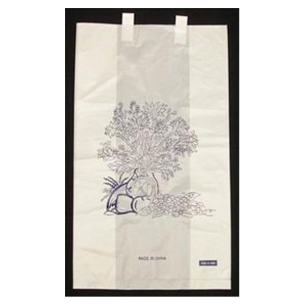 Tidi Products  Bag Bedside BluFlrl 8x3-3/4x12" Non-Flame Retardant/Poly 2000/Ca